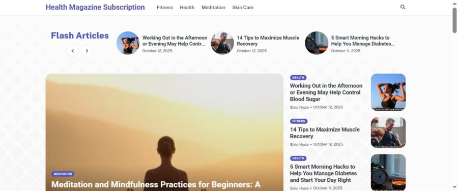 Health Magazine Subscription: Your Ultimate Online Destination for News, Trends, and Insights